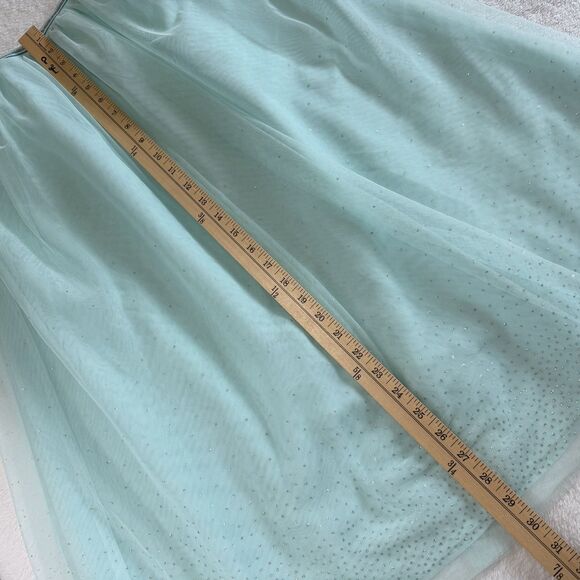 Cat & Jack Mesh Fairy Tulle Skirt Sz L Glitter Sparkle Details Elastic Waistband - Picture 12 of 12